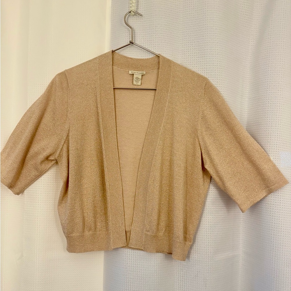 White & Warren gala cardigan
